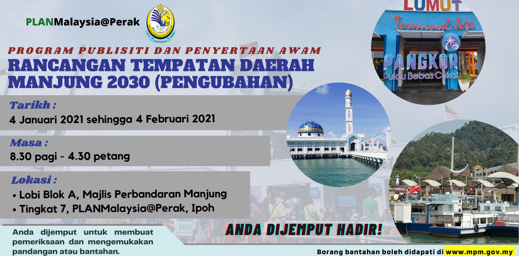 Pemakluman Pelaksanaan Pengemukaan Pelan Digital bagi Permohonan KM & Pelan Pinta Ukur di Kawasan Subseksyen 5(2), Akta 172 Pengarah PLANMalaysia@Perak