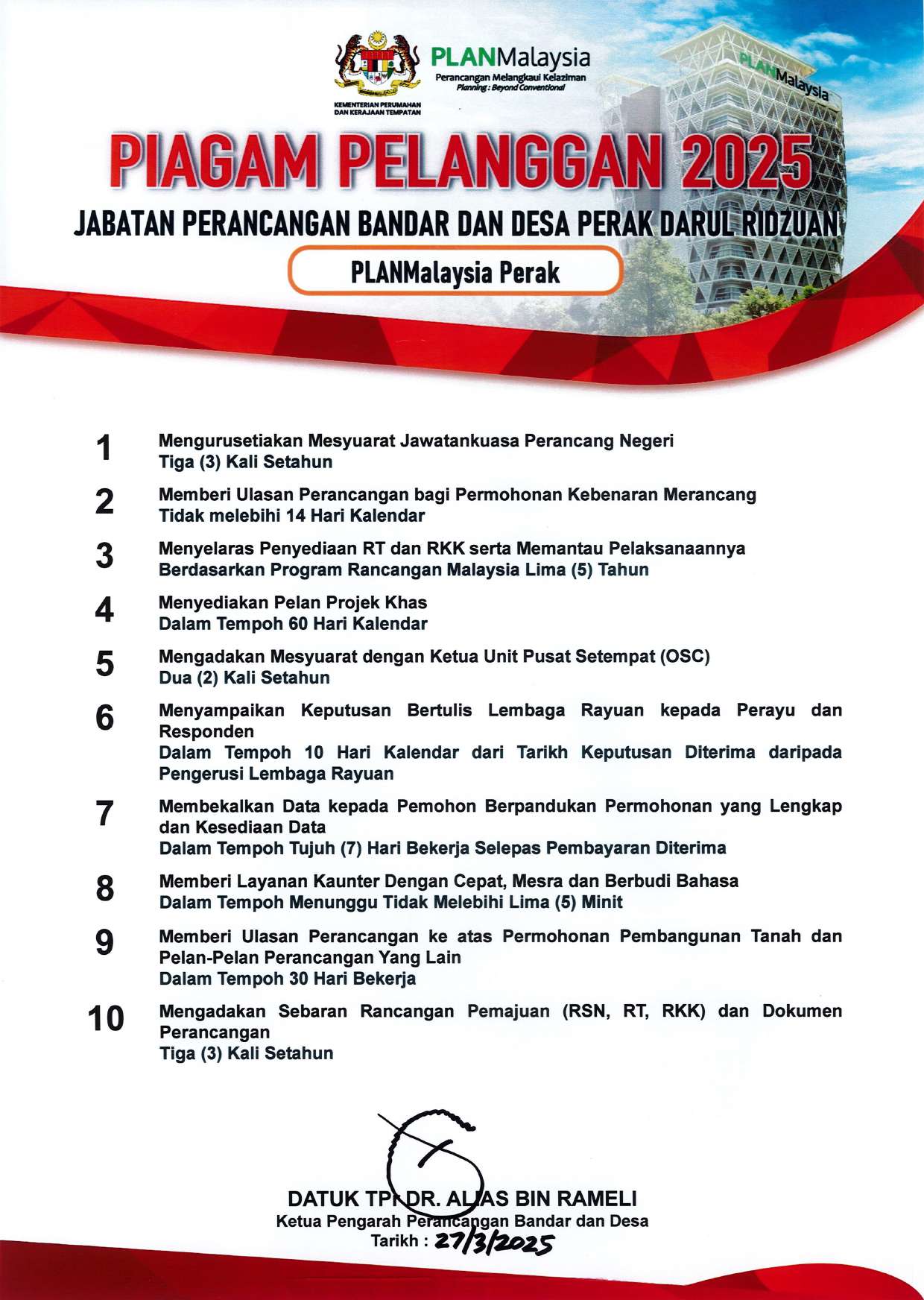 Piagam Pelanggan 2025