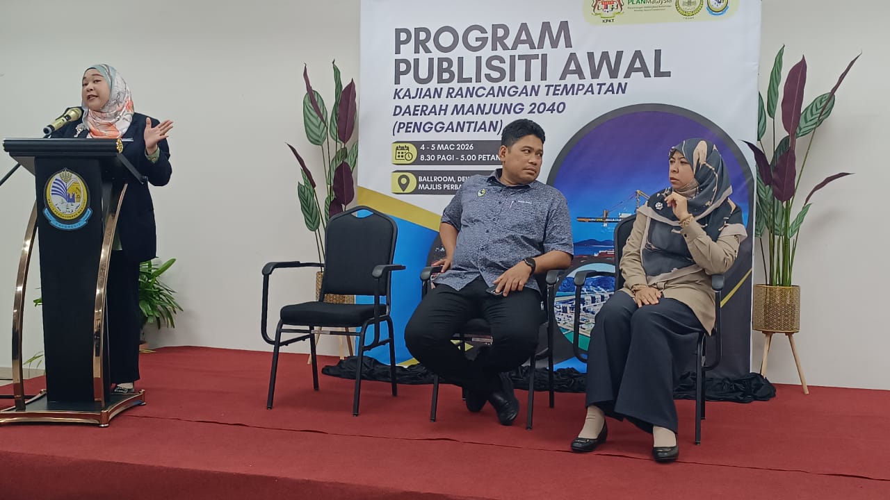 PROGRAM PUBLISITI AWAL DAN PERBINCANGAN KUMPULAN SASARAN KAJIAN RANCANGAN TEMPATAN DAERAH MANJUNG 2040 (PENGGANTIAN)