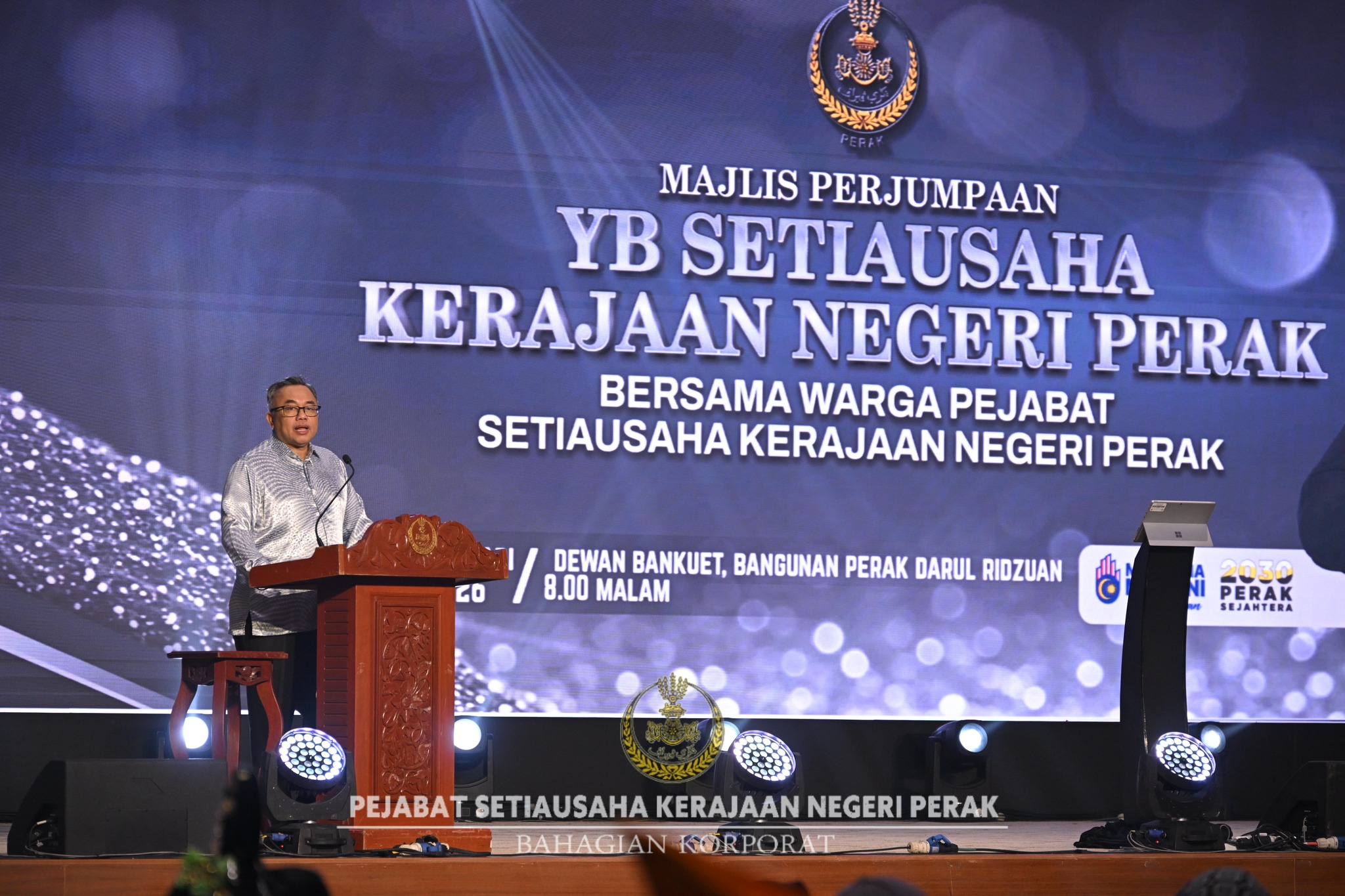 MAJLIS PERJUMPAAN YB SETIAUSAHA KERAJAAN NEGERI PERAK BERSAMA WARGA PEJABAT SETIAUSAHA KERAJAAN (PSUK) NEGERI PERAK DARUL RIDZUAN TAHUN 2026