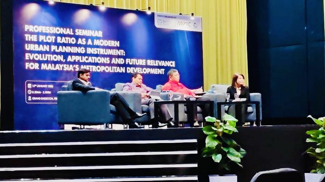 PENYERTAAN DI MIP SEMINAR PLOT RATIO - THE PLOT RATIO AS A MODERN URBAN PLANNING INSTRUMENT: EVOLUTION, APPLICATIONS AND FUTURE RELEVANCE FOR MALAYSIA'S METROPOLITAN DEVELOPEMENT