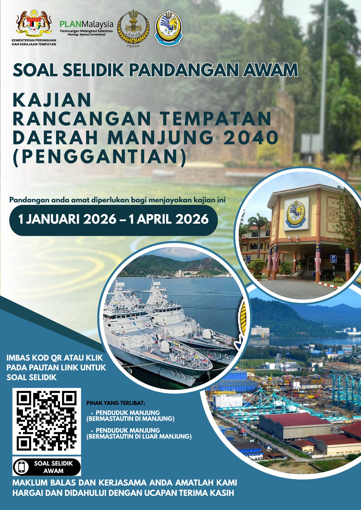 soal selidik kajian rt daerah manjung 2020 penggantian